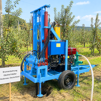 Machine de forage de puits profonds hydraulique diesel 35 CV certifiée CE avec trépan diamanté PDC et tiges de forage