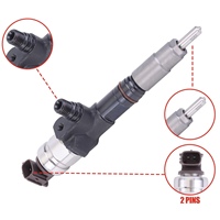 Nueva boquilla de inyector de combustible common rail G3S66 295050-1980 1J770-53050 1J770-53051 1J77053050 436-1096
