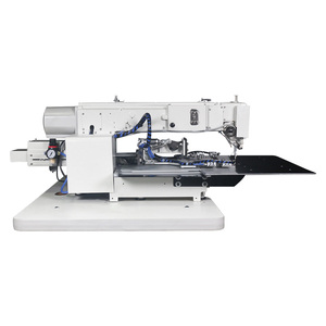 Industrial Programmable Flat-Bed Single Needle High-Speed <b>Sewing</b> Machine with Motor & Gear <b>for</b> Baseball Cap Visor - Product Image 5