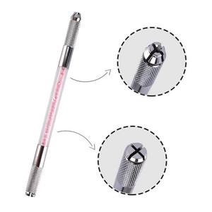 Stylo de Microblading en cristal d'acier inoxydable stylo manuel de la meilleure qualité de <span class=keywords><strong>tatouage</strong></span> de sourcil pour des fournitures permanentes de maquillage - Product Image 4