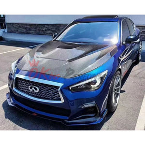 Capot moteur en fibre de carbone style GTS prêt à être expédié pour Infiniti Q50 - Product Image 6