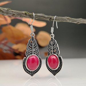 Orecchini a Goccia con Foglie per Donne, Stile Vintage Bohémien, Accessori per Orecchie da Indossare Quotidianamente - Product Image 4