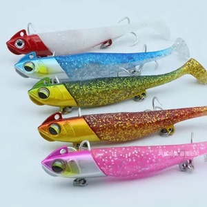 Leurre souple artificiel <span class=keywords><strong>Black</strong></span> <span class=keywords><strong>Minnow</strong></span> Lead Head Jig 19g 23g 30g 37g pour pêche en mer, traîne, bateau, appât coulant HYS01 - Product Image 6