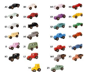 Camion en bois personnalisé, jouet sensoriel avec noms, jouet pour tout-petits, premier cadeau de Noël pour les enfants, pour le salon - Product Image 6