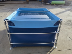 Équipement d'aquaculture de réservoir de pisciculture de bâche pliable carrée en gros <span class=keywords><strong>pour</strong></span> l'étang à poissons - Product Image 2