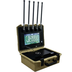8KM Maletín UAV Sistema de defensa con 900Mhz 1,4G 1,2G 2,4G 5,8G Drone Detección Drone UAS FPV Monitoreo - Product Image 1