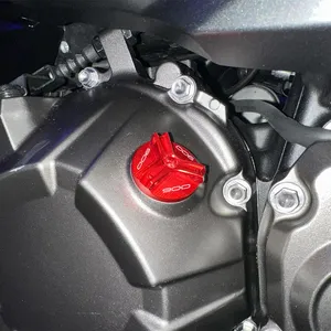 <span class=keywords><strong>Kawasaki</strong></span> Z900 <span class=keywords><strong>RS</strong></span> Z650 Z500 Z1000 R SX 500 Versys650-CNC système de carburant de moto nouveau bouchon de remplissage d'huile moteur CNC couvercle de bouchon d'huile - Product Image 1