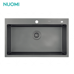 NUOMI CARLOW 304 in acciaio inox lavello fatto a mano moderno sottomontaggio rettangolare singolo lavabo lavelli per la cucina - Product Image 2