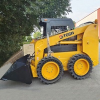 TOSH Chine 75 HP Skid Steer Souffleuse à neige avec seau 6 en 1 Livraison gratuite