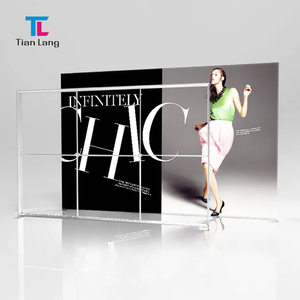 TianLang 120cm sans cadre tissu <span class=keywords><strong>LED</strong></span> panneau d'affichage boîte à lumière mince et moderne publicité Lightbox - Product Image 2