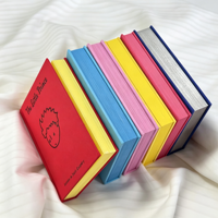 Mini livre de poche léger, livre de lecture personnalisé A7, fournitures de papeterie portables