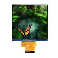 Écran LCD IPS carré de 4 pouces, résolution 720x720 480x480, panneau de commande intelligent pour la maison, interface HD, module d'écran tactile capacitif
