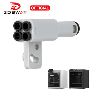 Adaptador 4 en 1 de PTFE para Impresora 3D, Conector AMS para Expansión de Tubo de Material, 4 Módulos de Alimentación para <span class=keywords><strong>Bambulab</strong></span> <span class=keywords><strong>X1</strong></span>/P1 X1C P1S P1P - Product Image 1