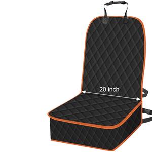 Sağlam Desenli Yardımcı Sürücü Koltuğu Kılıfı Su Geçirmez Çizilmez Kolay Katlanır Taşınabilir Yıkanabilir Çevre Dostu Ön Sıra Araba Evcil Hayvan Minderi - Product Image 2