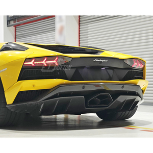 Difusor de parachoques trasero Full Visible Carbon Aventador S para Lamborghini Aventador S LP740 2016-2021 - Product Image 4