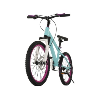 Vélo de montagne pour filles et enfants, <span class=keywords><strong>18</strong></span>-24 <span class=keywords><strong>pouces</strong></span>, cadre en acier, entièrement amorti, avec roues d'apprentissage, panier en plastique et système de freinage par câble – Vente Flash - Product Image 1