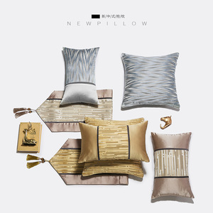 Fundas de cojín de imitación de seda, de lujo, nuevo diseño, Jacquard, sofá, almohada decorativa, 2021 - Product Image 1