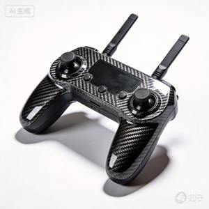 Poignée en fibre de carbone tissée jacquard - Très légère - Pour le football/soccer - Product Image 1