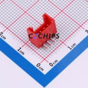 ZX-HY2.0-4PWZ-R Wire-to-Board Pin Header Bent Lead Through Hole,P=2mm Connector 1x4P 2mm Right Angle Insert HY - Product Image 1