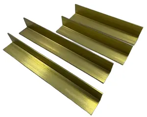 Factory direct supply Brass Plate Gold color Brass bar for Floor Decoration