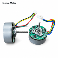 Moteur CC sans balais à rotor externe BL4818W 48 mm à faible bruit avec signal FG, contrôle de vitesse en boucle fermée, montage sur bride, pour maison intelligente