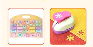 Ensemble de poinçons à papier 14 pièces, boîte de rangement pour l'artisanat artistique, façonneur de papier, cartes de <span class=keywords><strong>scrapbooking</strong></span>, loisirs créatifs, bricolage, artisanat pour enfants, OEM ODM, acier inoxydable - Product Image 4