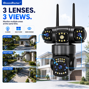 Cámara WiFi 4G DREAMKACHER AF-AB03, 3 Lentes, Exterior, 2MP, <span class=keywords><strong>Zoom</strong></span> Óptico 10x-20x, Incluye Tarjeta de Memoria, Soporte para Nube, Alimentación 12V2A, 8W - Product Image 2