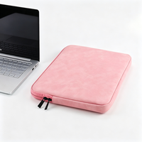 Housse de protection pour tablette en cuir PU durable, style coréen, simple, portable, grande capacité, antichoc, pour tablettes de 11 à 15,6 pouces