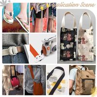 ZHIHE Ruban plat en coton épais populaire et durable, sangles en polyester de 25 mm pour sacs, ceintures, chaussures, vêtements, rubans cadeaux, stocks
