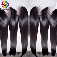 Wig Rambut Asli Manusia Bone Straight Hd Murah, Wig Full Hd Lace Tanpa Lem, Wig Rambut Asli Manusia Brasil untuk Wanita Kulit Hitam