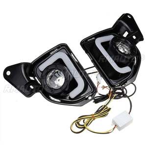 Paire de feux de jour à LED gauche et droite pour voiture, feux antibrouillard avec ampoules H11 6000K~6700K pour Toyota Hiace 2014-2018 2015 2016 - Product Image 4