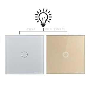 KLASS 듀얼 컨트롤 알렉사 스마트 홈 싱글 폴 벽 스위치 WiFi 지그비 터치 글래스 실내 240V 10A 스마트 라이프 1-4 갱 신제품 - Product Image 2