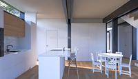 Maison préfabriquée 3 Chambres et Salon Villa américaine Maison en acier préfabriquée 2 étages Granny Flat House Garden Buildings Casa