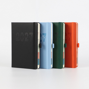 Libreta de <span class=keywords><strong>agenda</strong></span> A5 en stock, directo de fábrica, <span class=keywords><strong>calendario</strong></span> 2027, cuaderno planificador diario y anual personalizado - Product Image 6