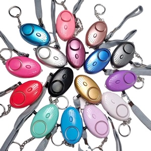 Bán buôn tùy chỉnh màu tím an toàn Keychain Set số lượng lớn phụ kiện phụ nữ Bling tự vệ Keychain - Product Image 3