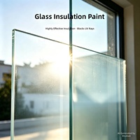 Peinture isolante transparente pour verre, nanotechnologie, revêtement liquide isolant, peinture pour verre automobile