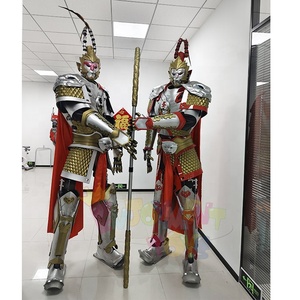 Disfraces <span class=keywords><strong>de</strong></span> Robot para Cosplay <span class=keywords><strong>de</strong></span> Carnaval Nanchi, Disfraces <span class=keywords><strong>de</strong></span> Robot Realistas con Luces LED, Disfraces <span class=keywords><strong>de</strong></span> Mascota para Actuaciones en Amarillo y Azul - Product Image 2
