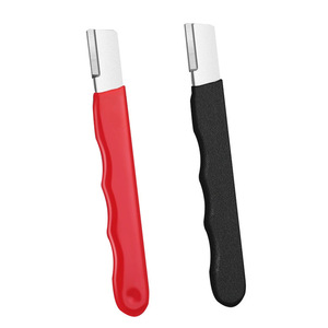 Multifunctional <b>Knife</b> <b>Sharpener</b> Stainless Steel Rectangular Red Black Portable For Garden Outdoor Household Tools - Product Image 5