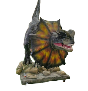 Dilophosaurus Animatronic Model 4 mètres de longs mouvements et capacités de soufflage parc à thème - Product Image 1