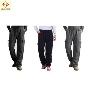 Pantalon de travail élégant ignifuge, poids moyen 10,5 oz, tissu en maille éponge ignifuge avec plusieurs poches - Product Image 6