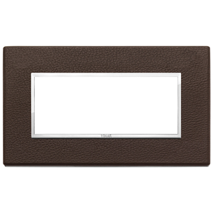 Vimar Wall <b>Switch</b> Plate Brown Leather Texture 17.65 Cm X 10.7 Cm - Product Image 1