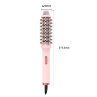 Conception populaire meilleur vendeur une étape longue baril cheveux bigoudi brosse enchevêtrement teezer brosse à cheveux fer à friser brosse cheveux Styler outils