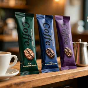 Pellicola Laminata Personalizzata per Imballaggio Alimentare, Rotolo <span class=keywords><strong>di</strong></span> <span class=keywords><strong>Film</strong></span> in Alluminio Impermeabile per Caffè, Latte, Tè in Polvere - Product Image 3