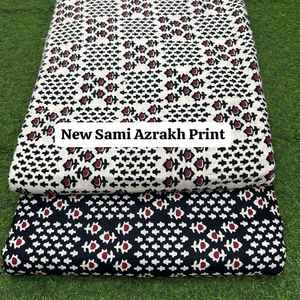 Printed Cotton Fabric with Elegant Patterns Soft Breathable Cotton Cloth Ideal for Kurti Dress Material Suit Stitching Craft - Product Image 4