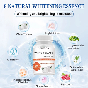 Ausreson <strong>Food</strong> Grade Vitamins White Tomato Skin Whitening Capsule Pills <strong>Supplement</strong> Collagen Plant White Tomato Extract Capsules - Product Image 2
