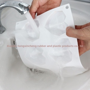 2024 Heart-Shaped DIY Chocolate French Mousse 6/8-Cavity Silicone Pudding Cake Mold Creative <b>Baking</b> Mold Oven Safe - Product Image 4