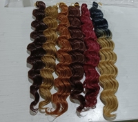 Vente chaude Crochet Tresses Freetress Vague D'eau 20 Pouces Vague Profonde Crochet Cheveux Vague D'océan Extensions De Cheveux