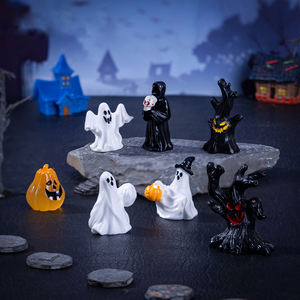 Miniature résine citrouille fantôme ornements mignon religieux fée Animal <span class=keywords><strong>pour</strong></span> Halloween décor bricolage artisanat <span class=keywords><strong>fête</strong></span> Villages bonsaï - Product Image 2