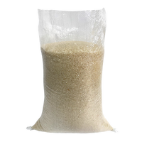 Sacs transparents imprimés sur mesure pour le riz, sacs tissés en PP de 50 kg pour l'agriculture, emballage pour aliments pour animaux, farine, engrais