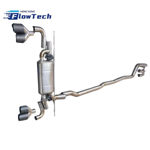 Sistema de Escape Catback con Válvulas de Titanio Pulido Espejo de Alto Rendimiento Profesional FlowTech para G30 540i 3.0T con Control Remoto - Product Image 4